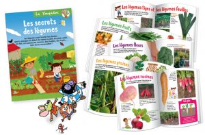 Huit pages pour découvrir plein de légumes pour mieux les manger !