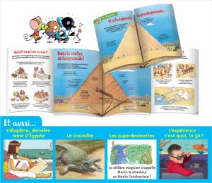 Un dépliant pour explorer la grande pyramide !