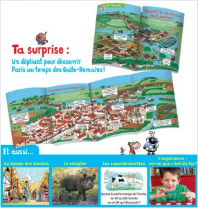 Un dépliant pour découvrir Paris au temps des Gallo-Romains !