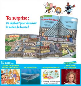 Un dépliant pour découvrir le musée du Louvre !