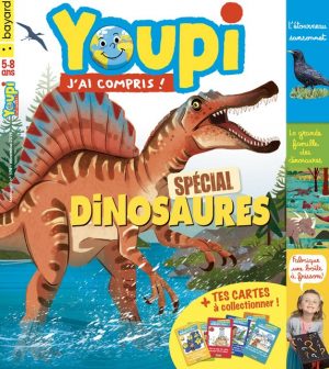 Couverture du magazine Youpi, j'ai compris ! n°374, novembre 2019 - Spécial dinosaures