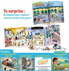 Ta surprise : un dépliant pour explorer tous les recoins d'une gare ! - Youpi, j'ai compris ! n°379, avril 2020