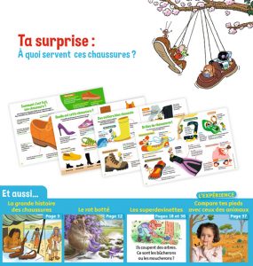 Sommaire Youpi, j'ai compris ! n°391, avril 2021 - La grande histoire des chaussures !