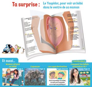 Sommaire de Youpi, j'ai compris ! n°397, octobre 2021 - Maman attend un bébé - Le Youpidoc, pour voir un bébé dans le ventre de sa maman