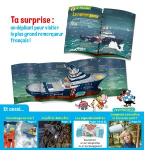 Sommaire de Youpi, j'ai compris ! n°398, novembre 2021 - Avec les sauveteurs en mer ! - Le Youpidoc, pour visiter le plus grand remorqueur français