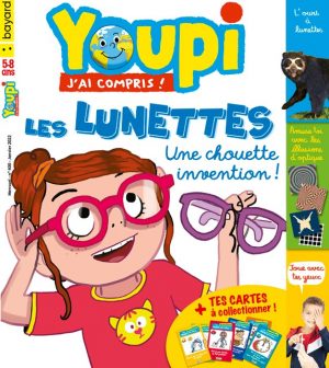 Couverture de Youpi, j'ai compris ! n°400, janvier 2022 - Les lunettes, une chouette invention - Le Youpidoc : des illusions d'optique pour t'amuser avec tes yeux !